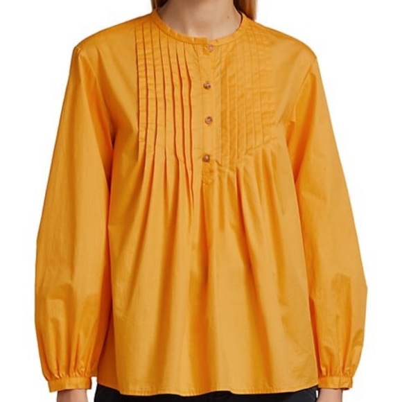 Derek Lam 10 Crosby August Pleated Blouse